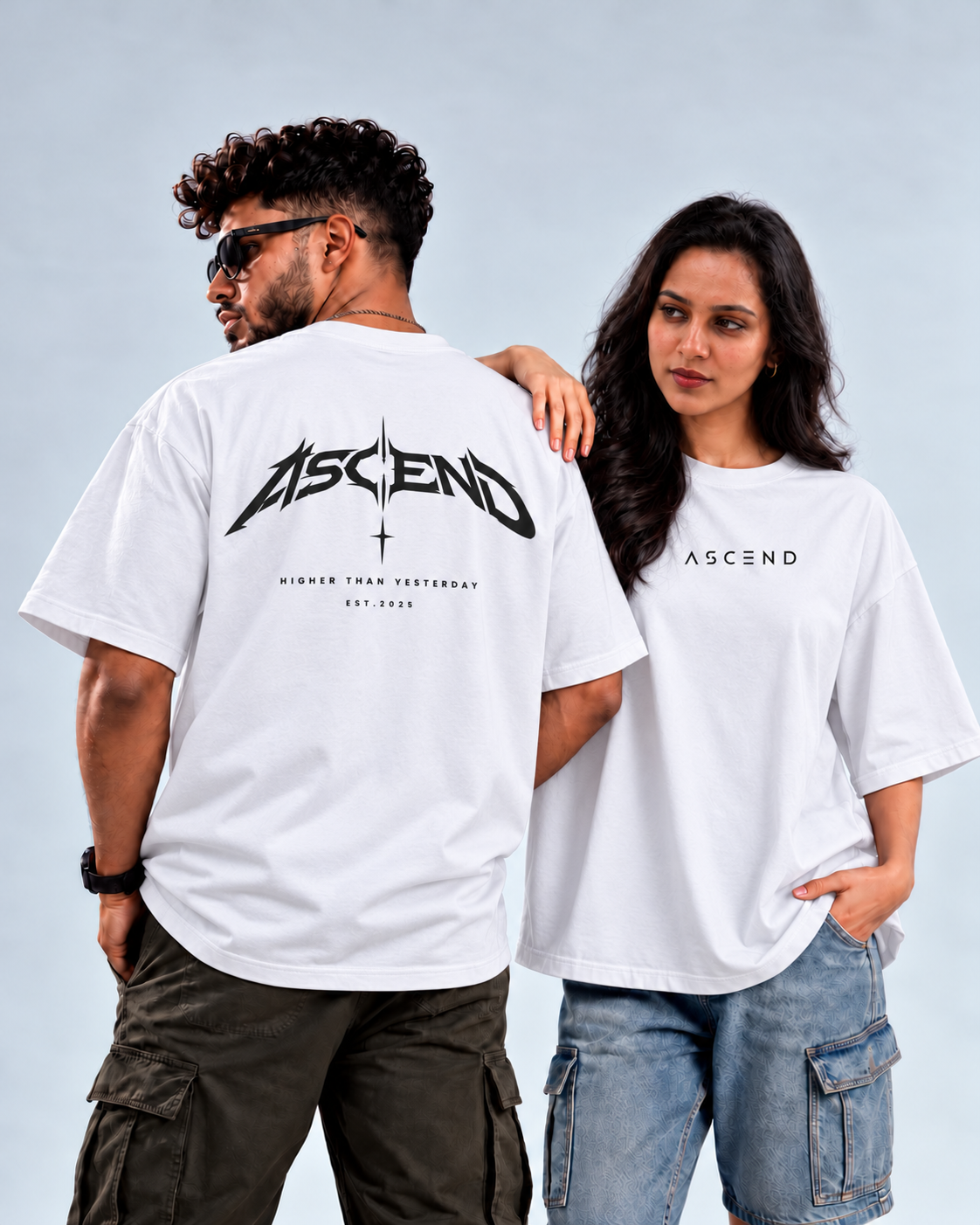 Ascend signature tee — White