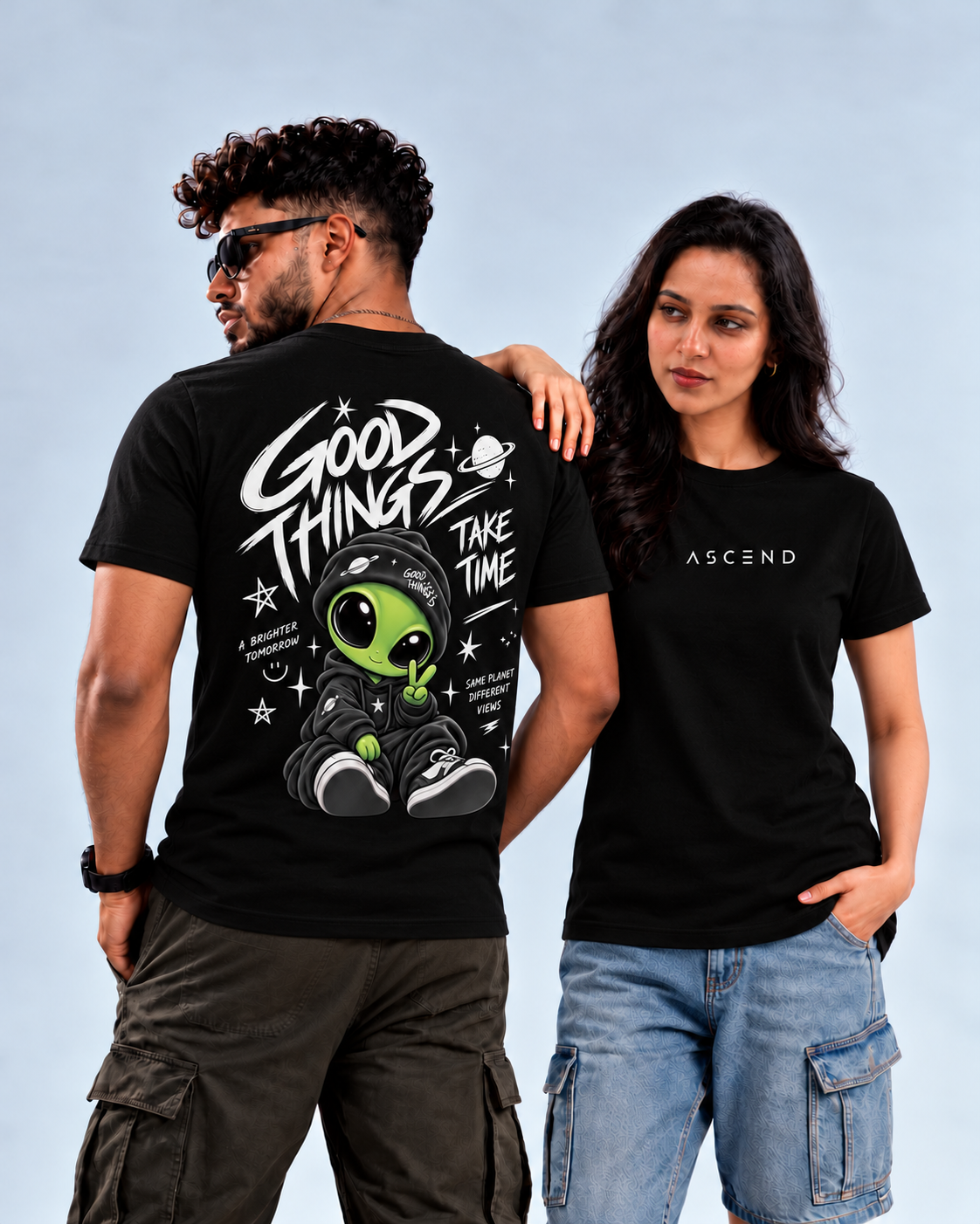Good Things Take Time — Regular T-shirt — Black